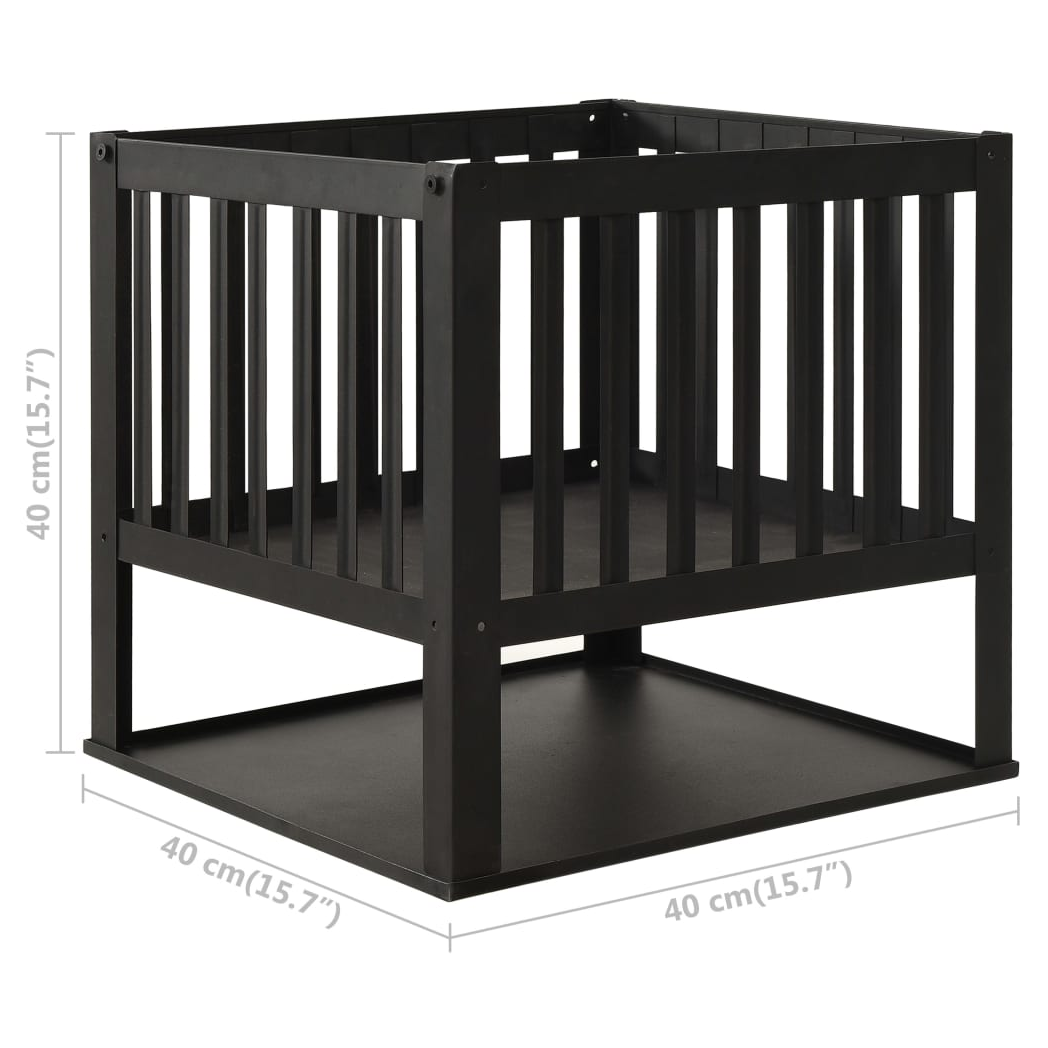 vidaXL Fire Pit 40x40x40 cm Steel